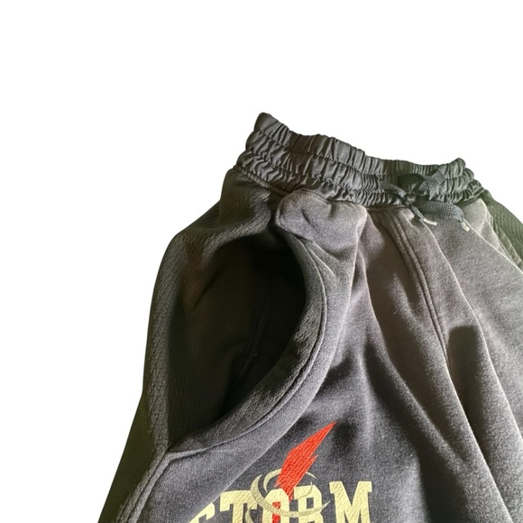 Under Armour Storm Jogger Pants Men’s Small Black Navy Athletic Sweatpants Logo - Picture 3 of 11